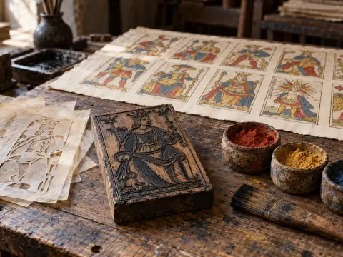 Origine du tarot de Marseille : 5 étapes du jeu italien au tirage (et pourquoi Marseille)