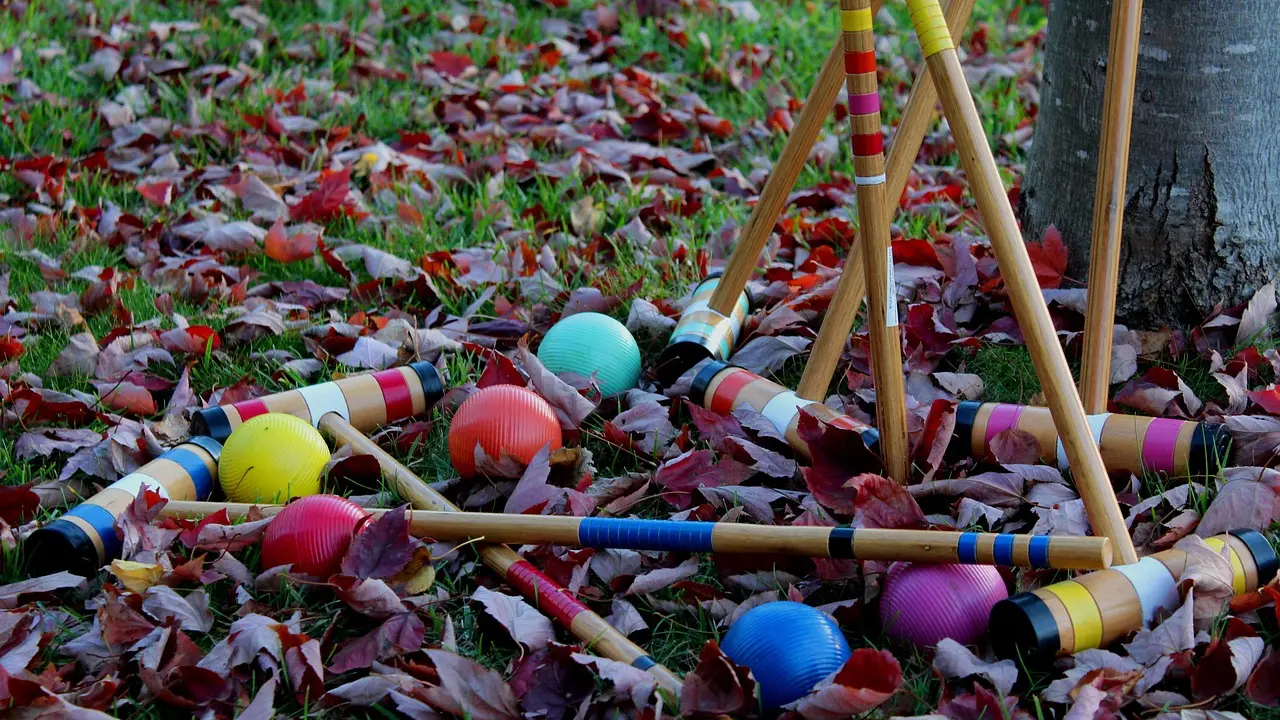 Jeu de croquet : divertissement en plein air